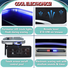 Collage of electronic arcade machine features with text highlighting key components.