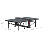 Kettler Pro Indoor 15 Table Tennis Table, 35.9"H x 72.9"W x 107.9"L, true bounce performance.
