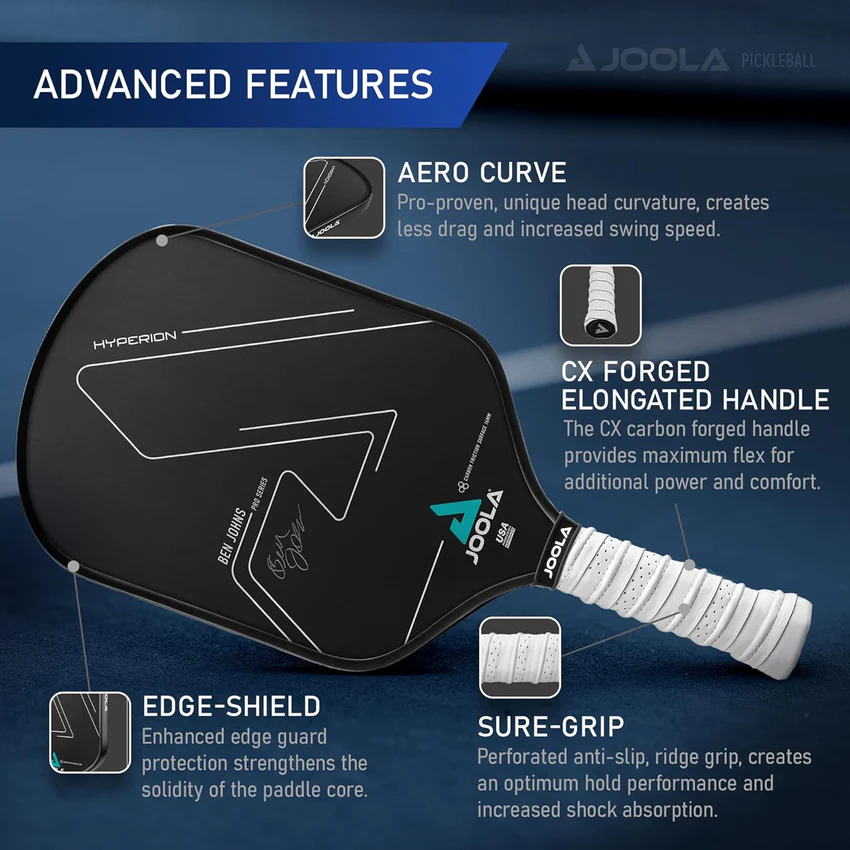 Advanced features for the next-generation technology on The Hyperion CFS 16mm Pickleball Paddle