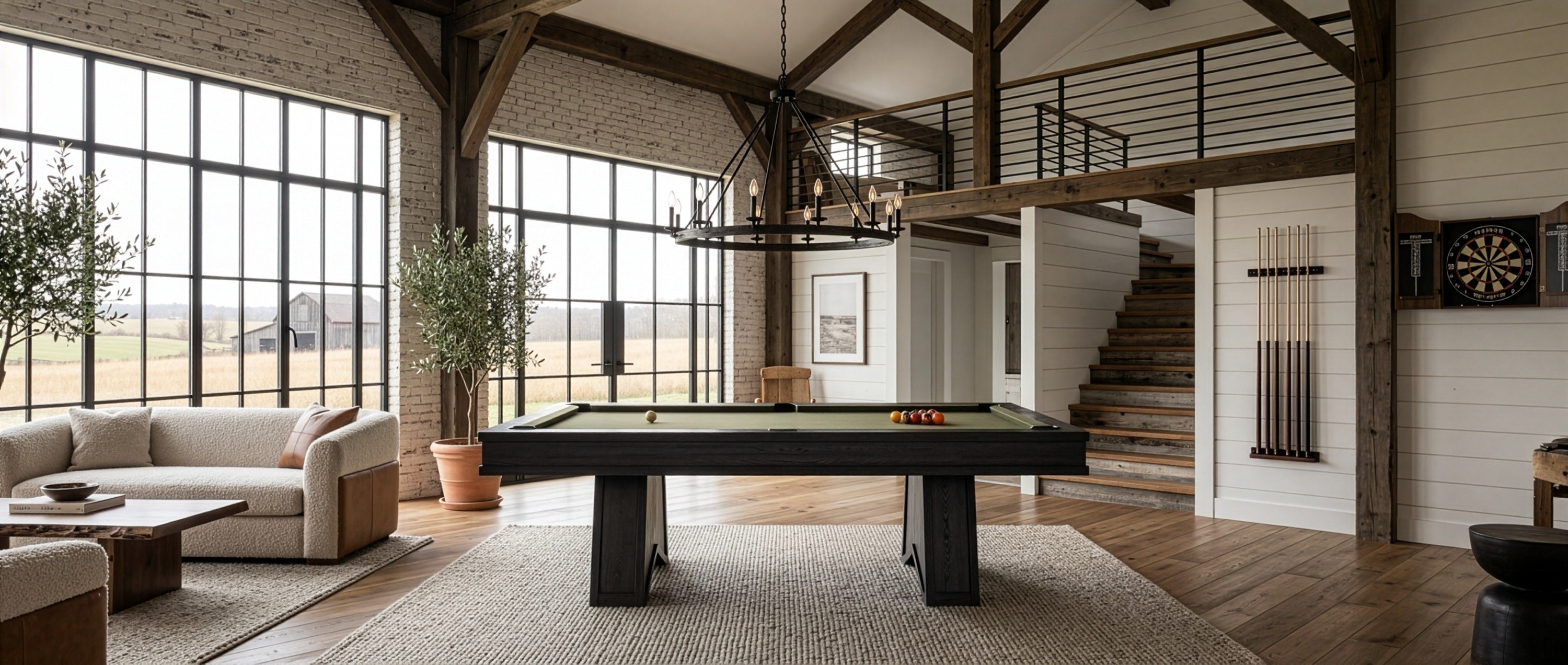 American Heritage Billiards Ann Arbor 8' Pool Table in Black Ash