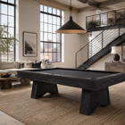 American Heritage Billiards Ann Arbor 8' Pool Table in Black Ash
