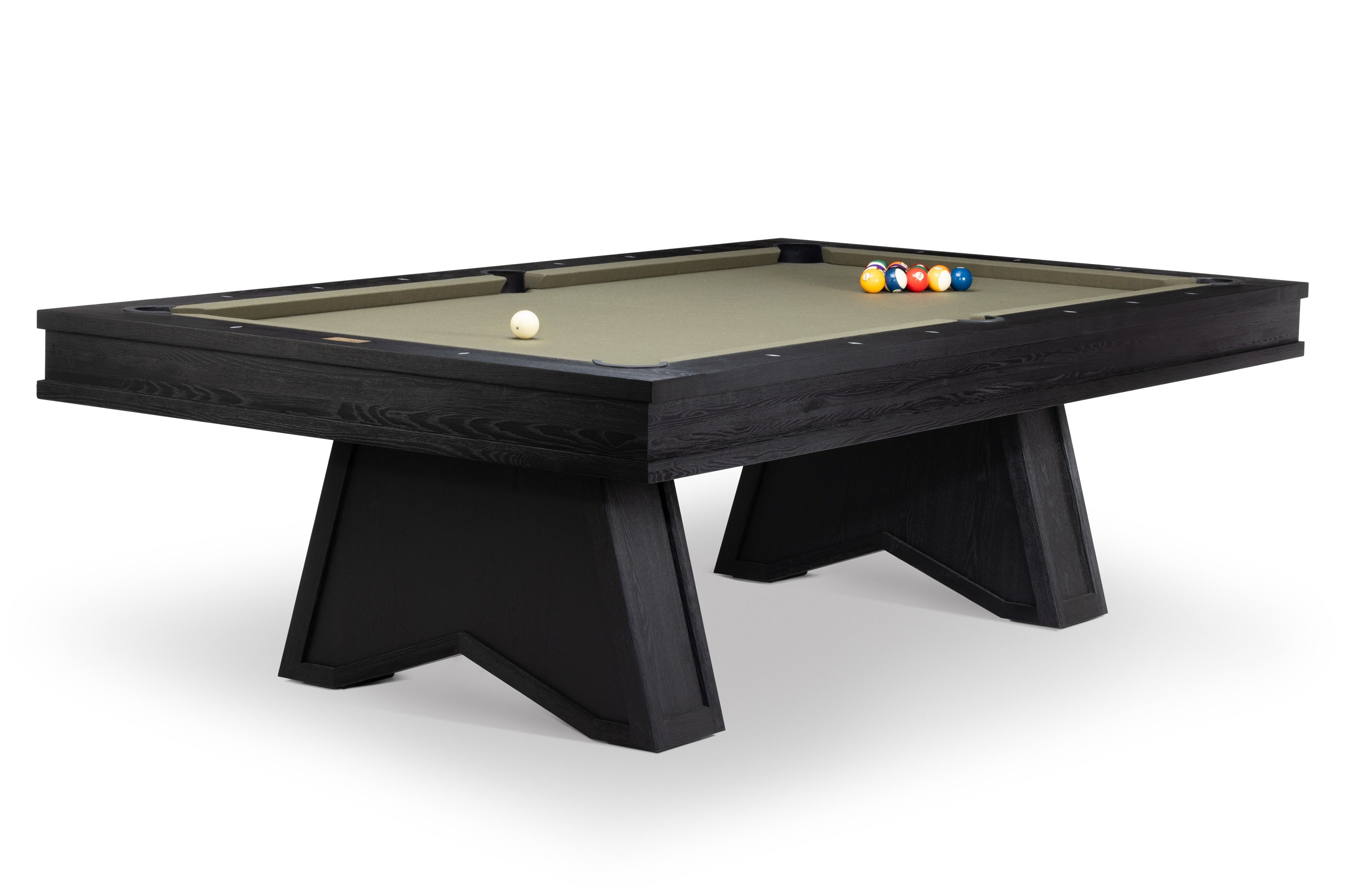 American Heritage Billiards Ann Arbor 8' Pool Table in Black Ash