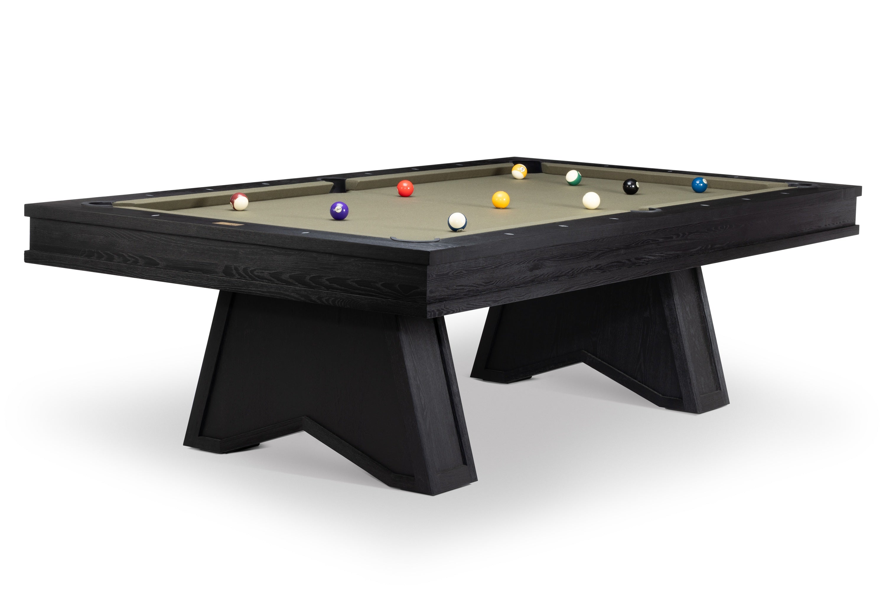 American Heritage Billiards Ann Arbor 8' Pool Table in Black Ash