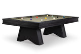 American Heritage Billiards Ann Arbor 8' Pool Table in Black Ash