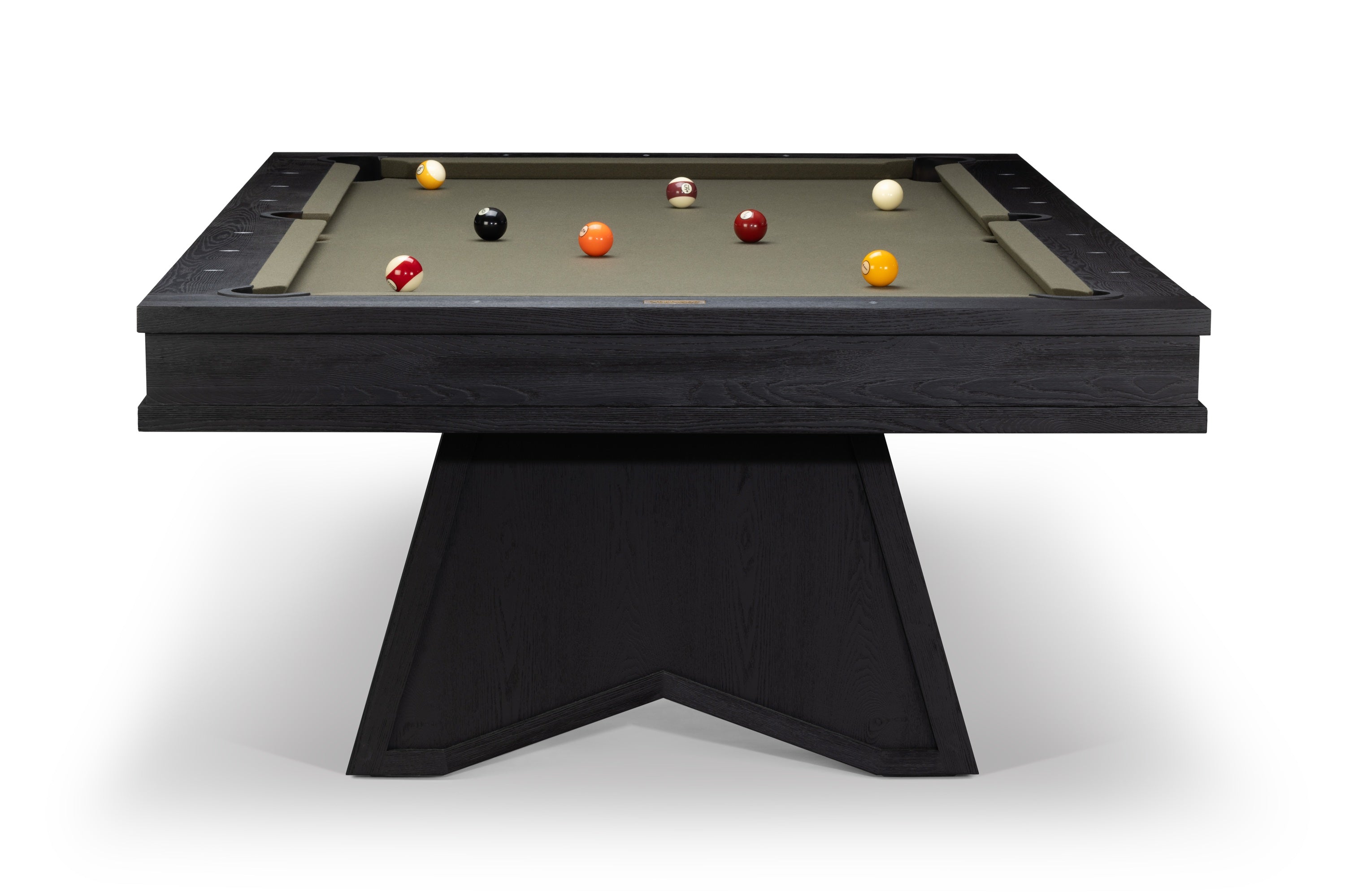 American Heritage Billiards Ann Arbor 8' Pool Table in Black Ash