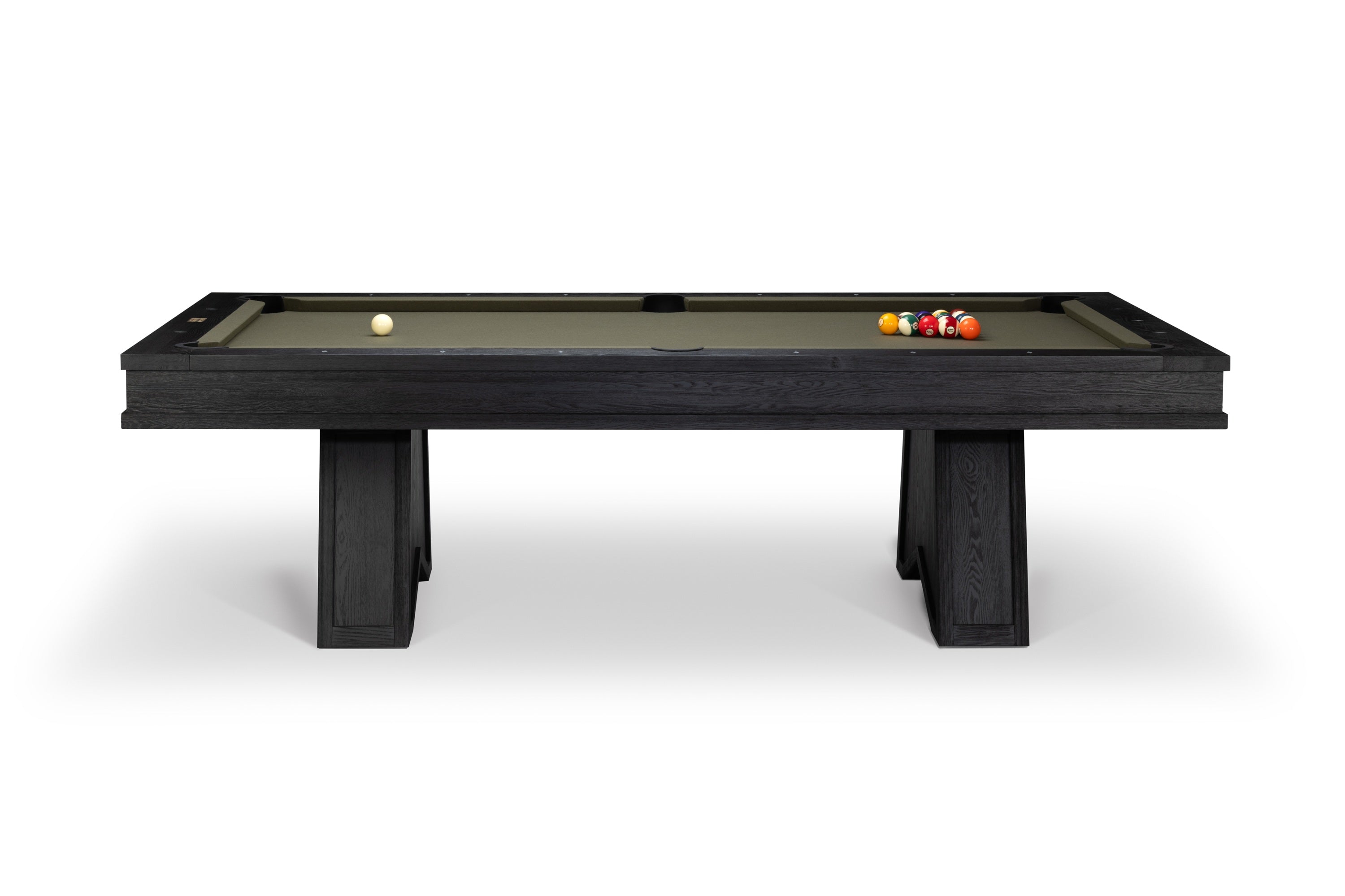 American Heritage Billiards Ann Arbor 8' Pool Table in Black Ash