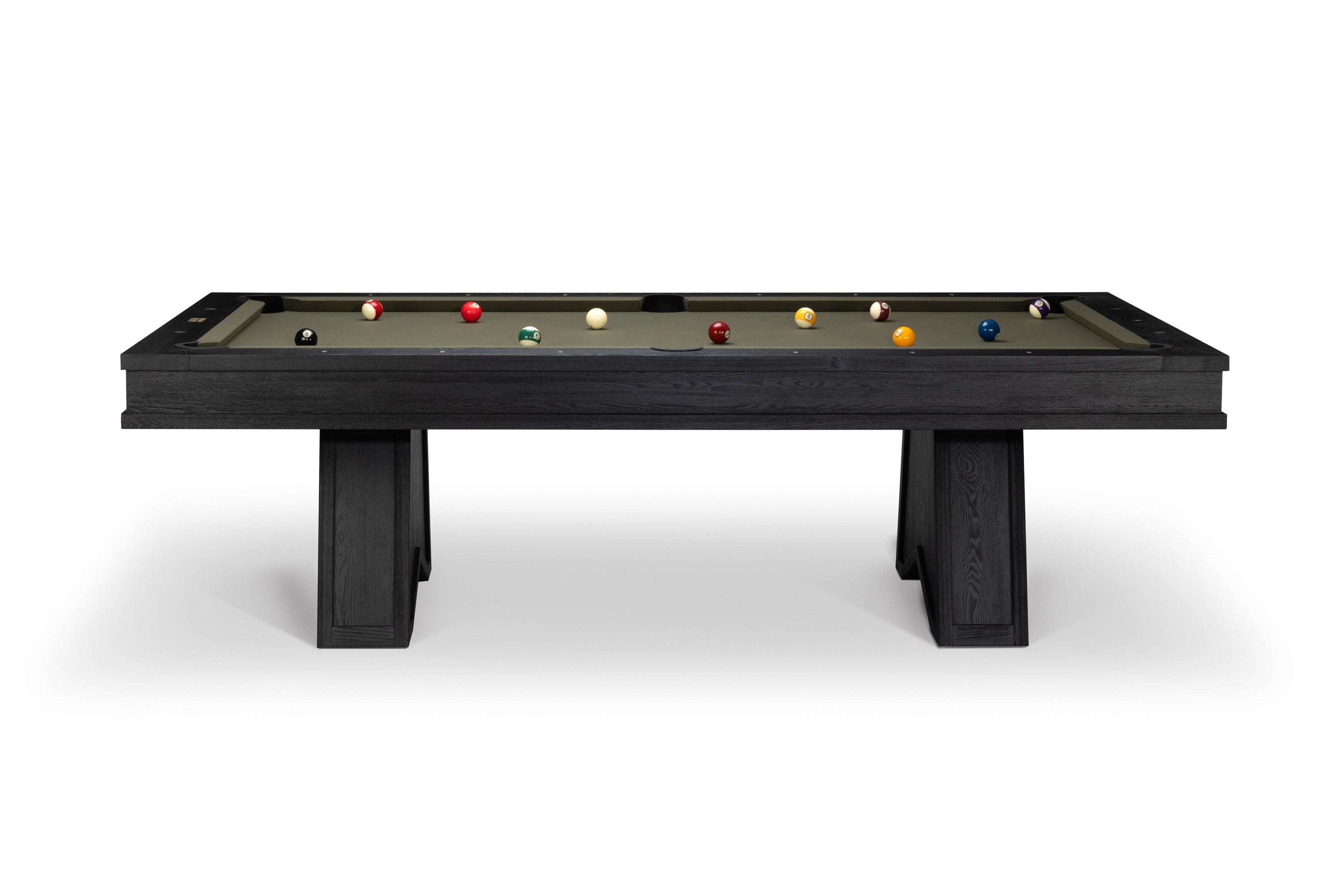 American Heritage Billiards Ann Arbor 8' Pool Table in Black Ash