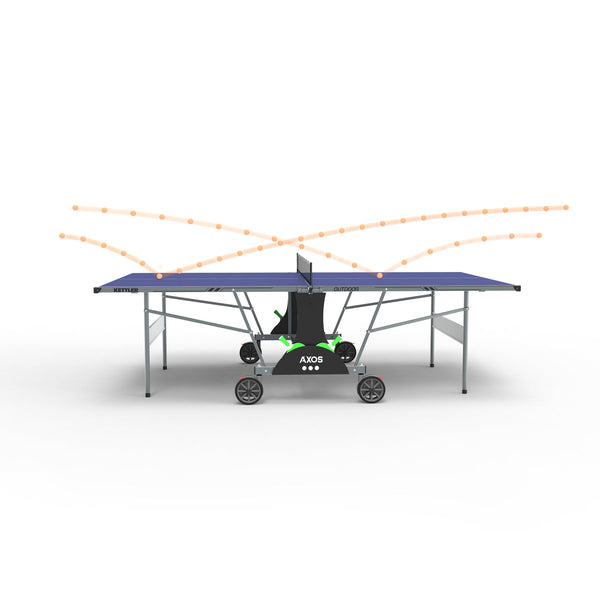 Kettler Axos Outdoor Table Tennis Table 2-Player Bundle – Game World Planet