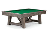 Brunswick Billiards Botanic 7' Pool Table in Dark Charcoal for your rustic game room.