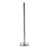 Side view of an LEDScopic 55" 4K Vertical Digital USB Player Kiosk on a stand.