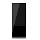 The LEDScopic 55" 4K Vertical is a freestanding digital touch screen kiosk with a sturdy base.