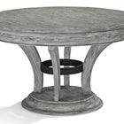 Brunswick Billiards Centennial Game Table in Rustic Grey with a spill-resistant playing surface.