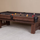 Viking Log Furniture Barnwood Cheyenne Pool Table