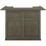 RAM Game Room 60" Bar in slate with raised edges, paneled front, and removable shelf.