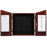 RAM Game Room Dartboard Cabinet - English Tudor, ideal for any game room setup.