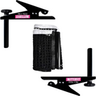 Butterfly Elite Clip table tennis net system on a white background