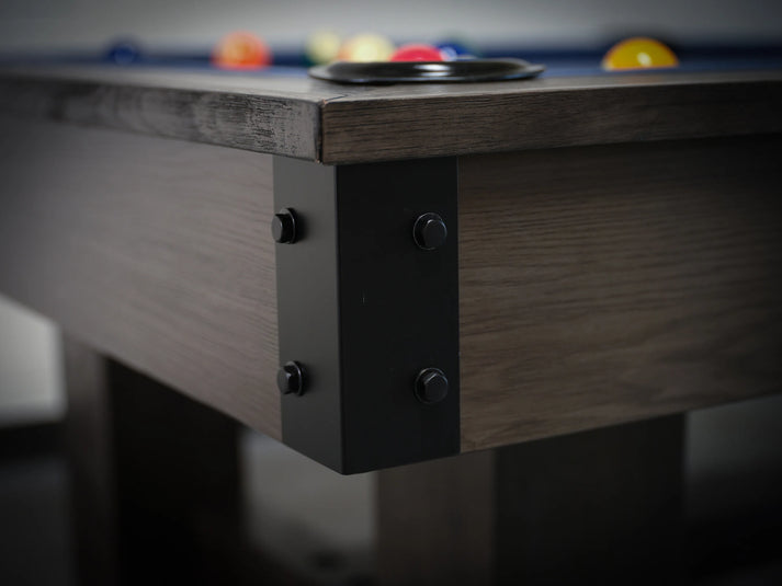 Empire Ironwood 8' Slate Pool Table - Charcoal Finish