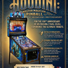 American Pinball Houdini 100th Anniversary Pinball Machine