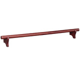 RAM Game Room 60" Dry Bar Foot Rail in English Tudor, perfect for a home lounge.