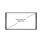 Starboard - Touch Sensitive Interactive Whiteboard FX-104WE2, 104" Diagonal