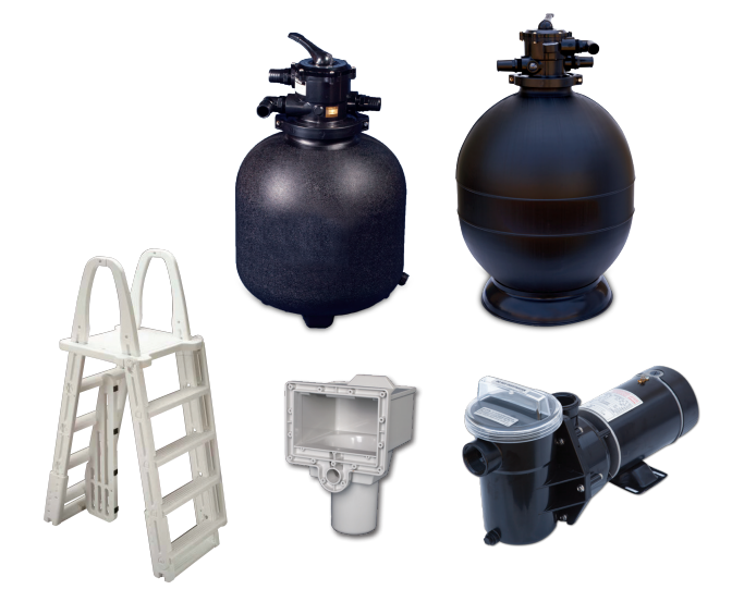 HII 15' FLORIDIAN Round Pool Package - 52" Deep