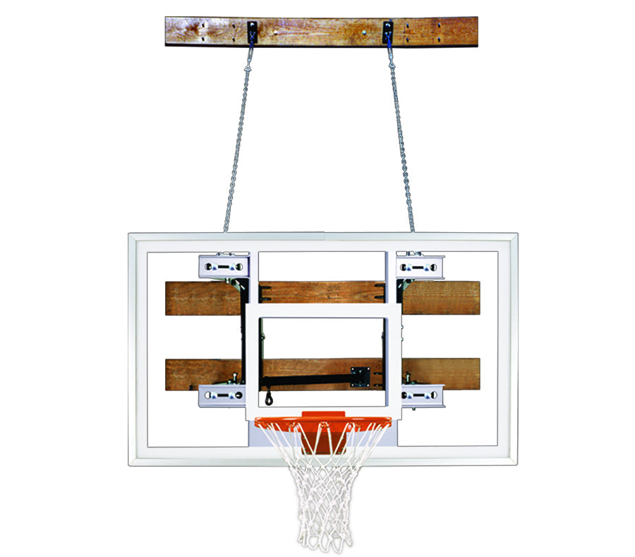 First Team FoldaMount68 Performance Folding Wall Mount Basketball Goal