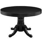 The RAM Game Room 48" Game Table features a round solid wood top and pedestal base.