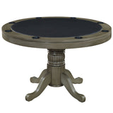 RAM Game Room 48" Game Table - Slate with padded vinyl top and built-in cup holders.