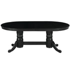 RAM Game Room 84" Texas Hold'em Game Table with Dining Top, black finish, oval and pedestal base.