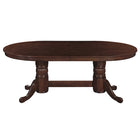 RAM Game Room 84" Texas Hold'em table with dining top in cappuccino finish, oval wood design.