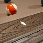 Brunswick Billiards Glenwood 8' Slate Pool Table in Coffee w/ Tapered Legs