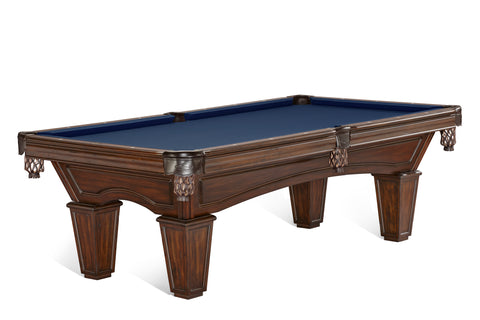 Brunswick Billiards Glenwood 8' Slate Pool Table in Tuscana w/ Tapered Legs