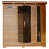 Blue Wave Great Bear 6-Person Cedar Infrared Sauna w/ 10 Carbon Heaters