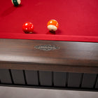 Brunswick Billiards The Henderson 8' Slate Pool Table in Two Tone - Matte Black/Walnut