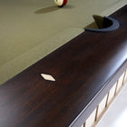 Brunswick Billiards The Henderson 8' Slate Pool Table in Two Tone - Aged Linen/Walnut
