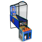 ICE NBA Hoops Matrix arcade game features NBA branding and custom NBA visuals on display.