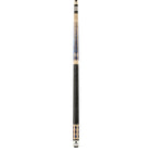 Lucasi Custom Birdseye/Blue Luster Cue with black & white linen wrap by Lucasi.