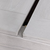 Close-up of Playcraft 16' Yukon Pro-Style Shuffleboard Table panels in Northern Drift finish.