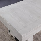 Playcraft 16' Yukon Pro-Style Shuffleboard Table in Northern Drift on beige carpet.