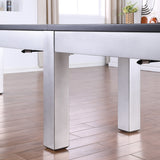 Playcraft Monaco 12' Pro-Style Shuffleboard Table with metal legs in a bright game room.