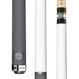 Lucasi Hybrid® LHT87 cue: black grip, low deflection shaft, Kamui Pro Soft Tip.