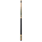 Lucasi Lux® LUX46 Pool Cue with Uni-loc joint and green diamond accents.