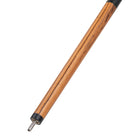 Lucasi Lux® LUX60 Pool Cue with matte zebrawood and Uni-Loc shaft, on white background.