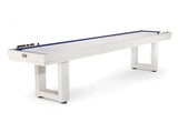 American Heritage Lanai 9' Pearl White Outdoor Shuffleboard Table by American Heritage Billiards.