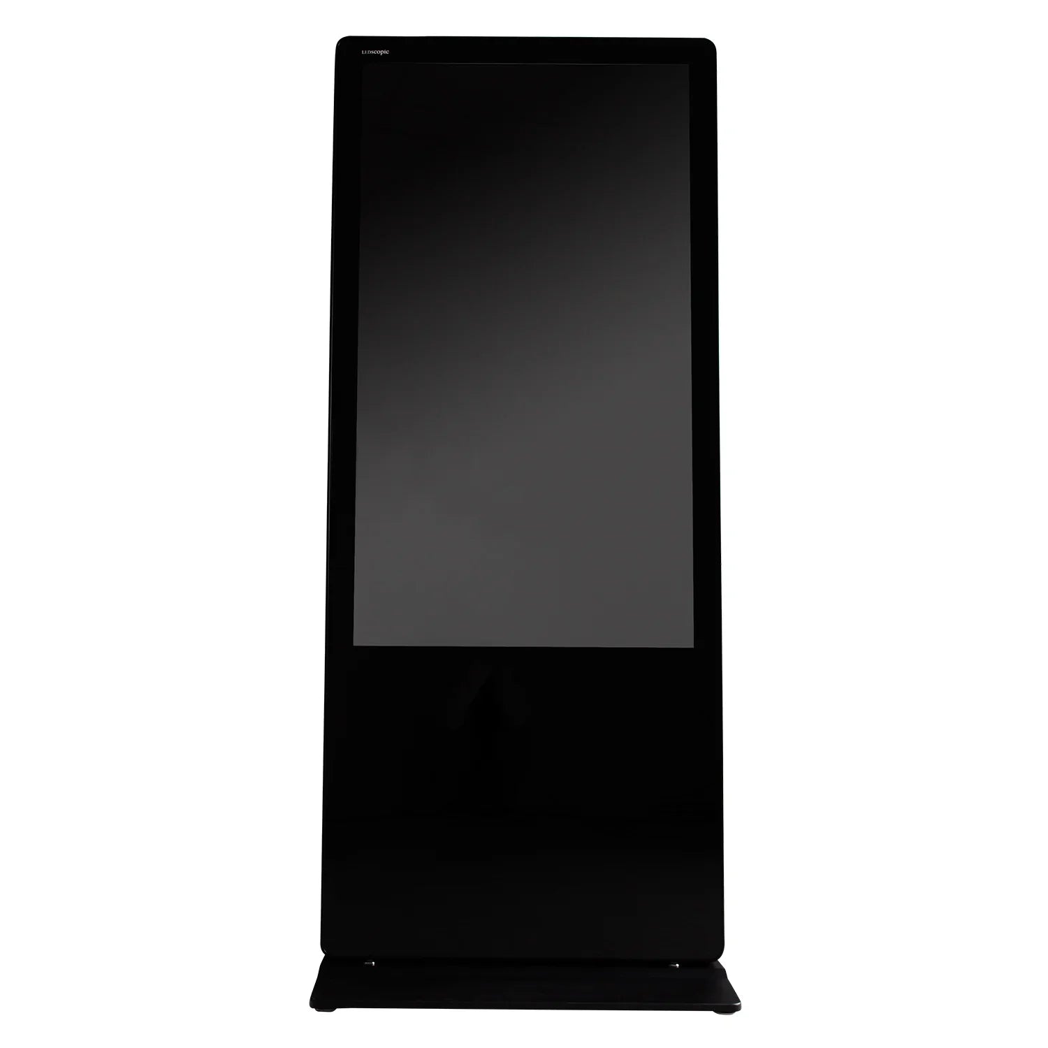 LEDScopic DOUBLE SCREEN 4K USB DIGITAL KIOSK with 55" LG 4K display, black, Android OS.