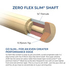 Lucasi Hybrid® LHC98 Pool Cue with 11.75mm Kamui Pro Soft Tip and low deflection shaft.