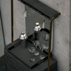 RAM Game Room Prohibition Mini Cocktail Bar in black—bar only, no shakers or glasses included.