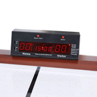 Hathaway Brentwood 7.5-Ft Air Hockey Table shows 00 score and a 5:00 timer on the scoreboard.