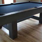 Nixon Rocky 7' Slate Pool Table in Charcoal Finish with Dining top and benches