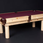 Viking Log Furniture Sawtooth Norway Log Pool Table